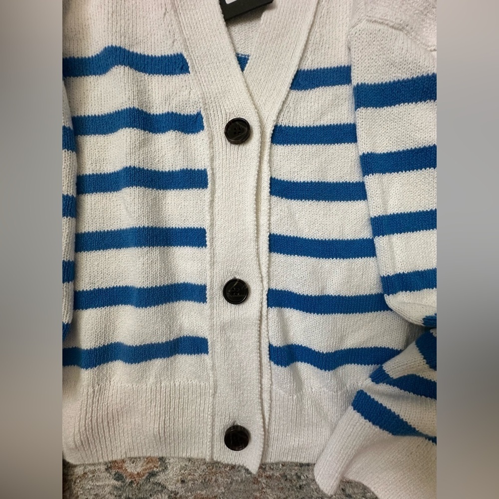 RARE RAILS NWT GENEVA CARDIGAN in White Azure— size S Rare - Picture 9 of 13